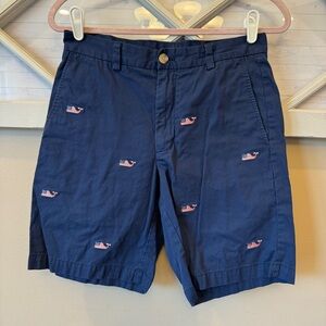 VINEYARD VINES Mens 30‎ Breaker Club Shorts Navy Whale Patriotic Stars Stripes